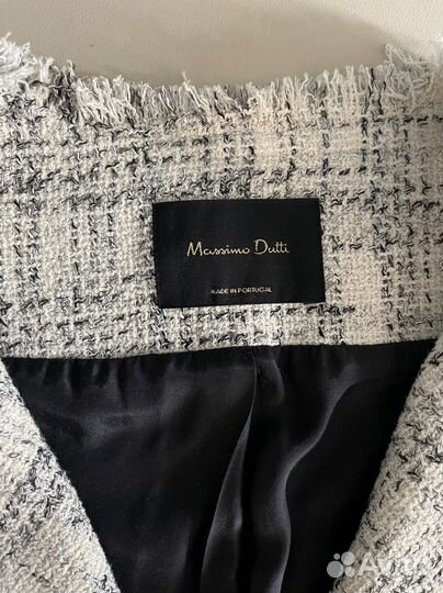 Твидовый жакет Massimo Dutti (XS-S)