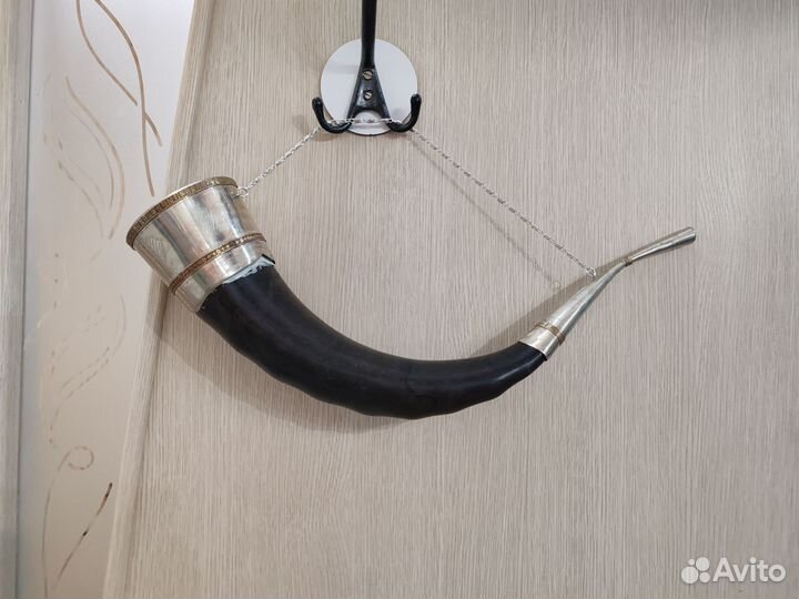 Рог изобилия, СССР, огромный. Рог тура