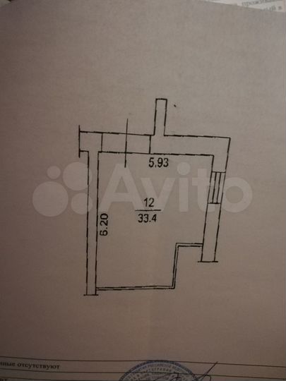 Свободного назначения, 33.4 м²