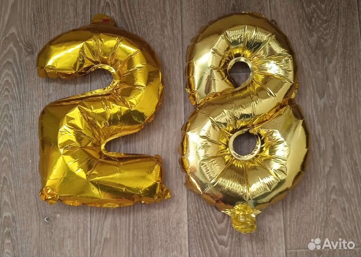 Воздушные шары цифры