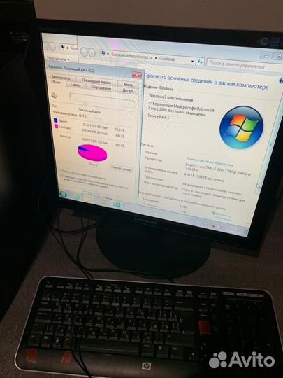 Компьютер Core i3 hp 3220, 3240