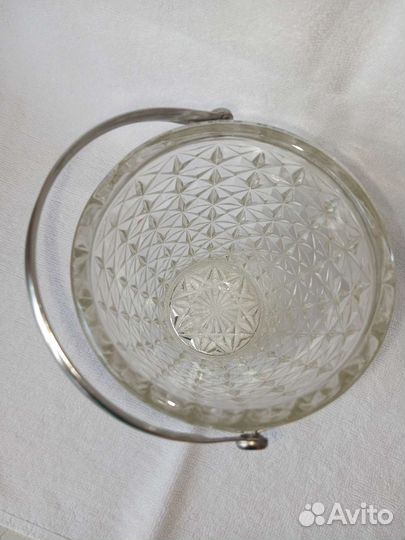 Конфетница хрусталь СССР