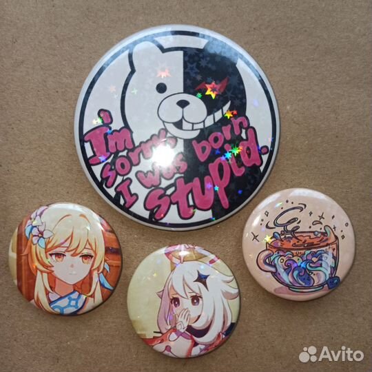 Значки аниме