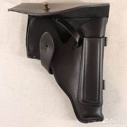 Кобура поясная кожаная пм Черный,белый,коричневый