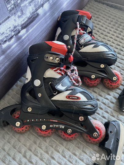 Роликовые коньки детские 2 в 1
