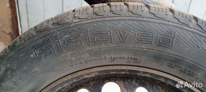 Штампованные диски r16 Nissan + зимняя резина