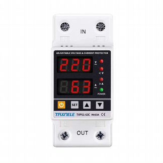 Узм Реле контроля напряжения и тока 80А защитное