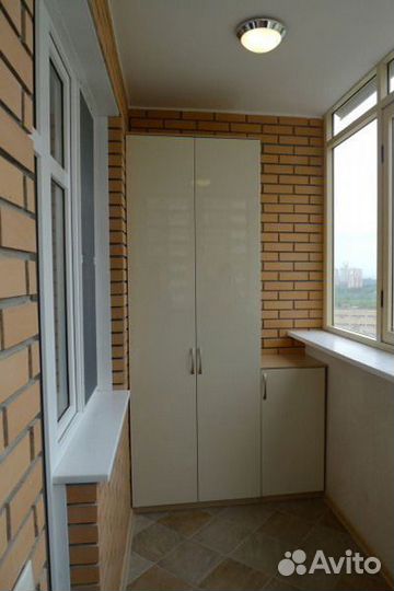 Встроенный шкаф на балкон, лоджию