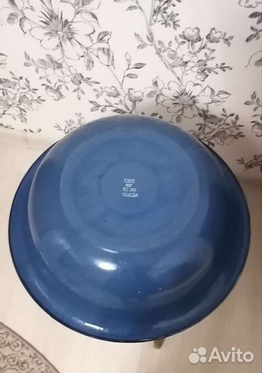 Эмалированный таз