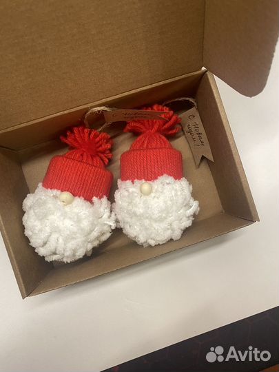 Елочные игрушки новогодний подарочный набор