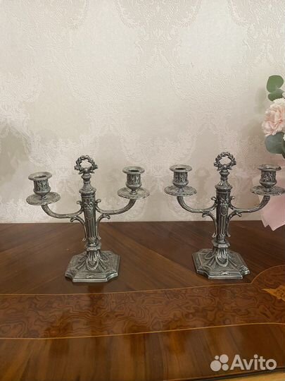 Подсвечники антикварные