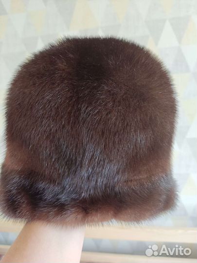 Шапка норковая женская
