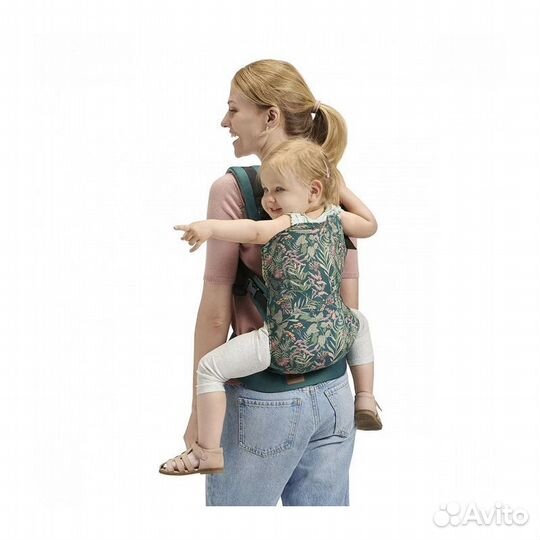 Рюкзак-кенгуру Kinderkraft Milo Nature Vibes, зеле