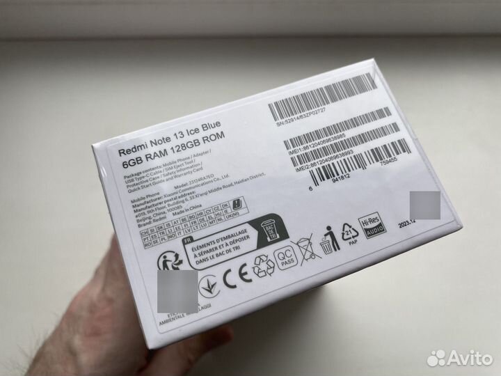 Xiaomi Redmi Note 13, 6/128 ГБ