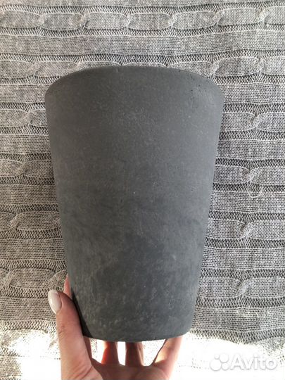 Цветочный горшок графит 2,2 литра