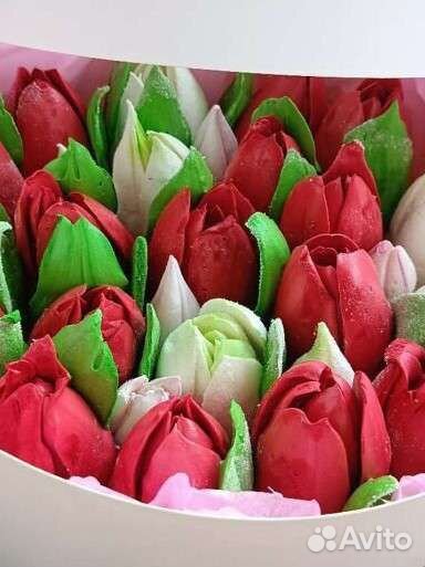 Сладкие букеты из зефира