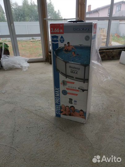 Каркасный бассейн бу