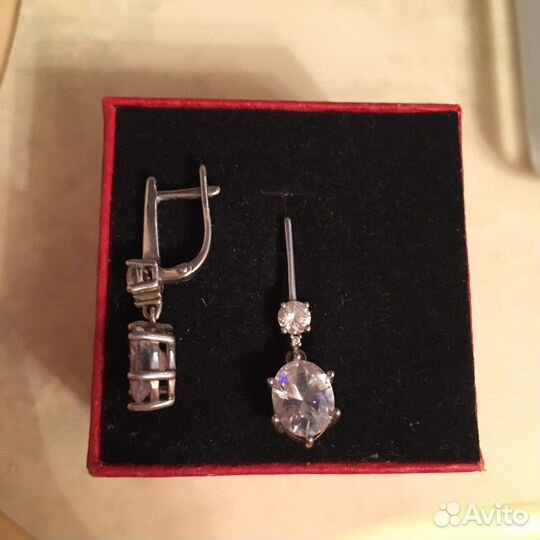 Серьги серебро 925