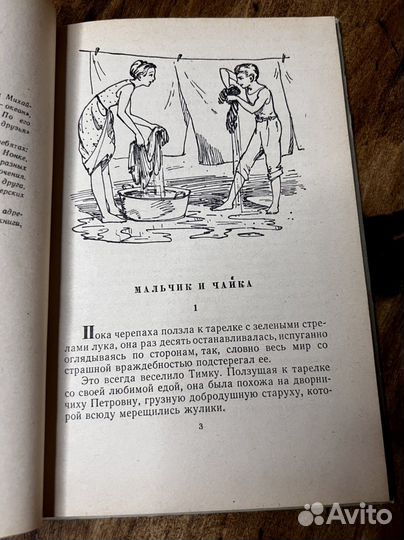 Мальчик и чайка Детгиз 1961г Батров А. М