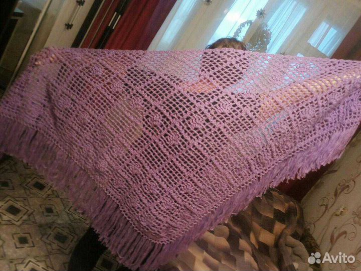 Шаль ручной работы