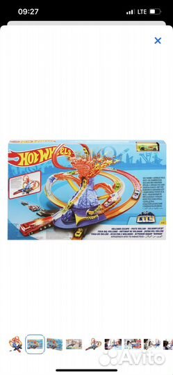 Трек HOT weels вулкан