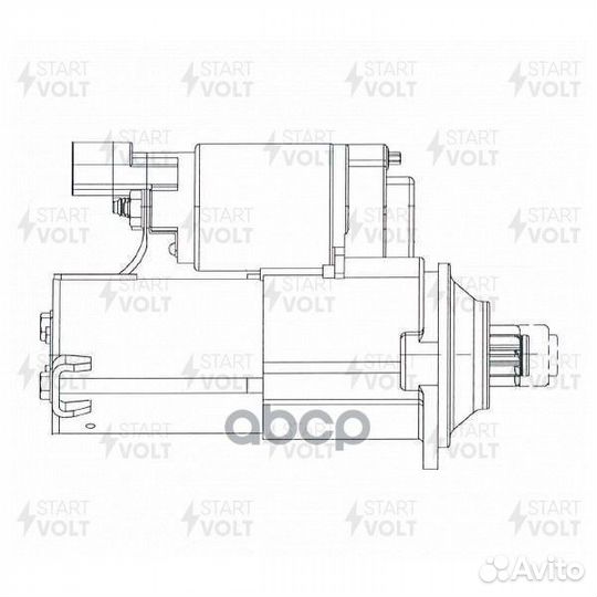 Стартер chery tiggo 4 17/bonus 11- 1.5I/2.0I