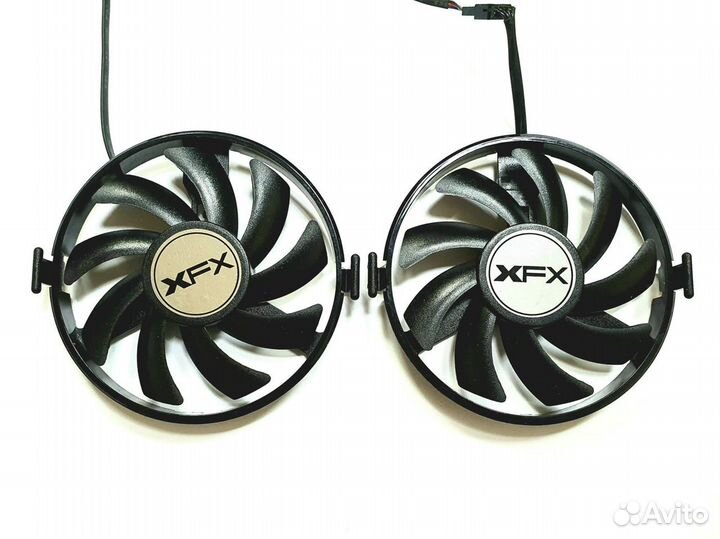 Комплект из 2х вентиляторов для XFX, новый