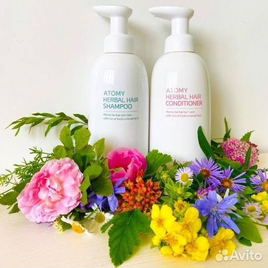 Шампунь и кондиционер от Атоми