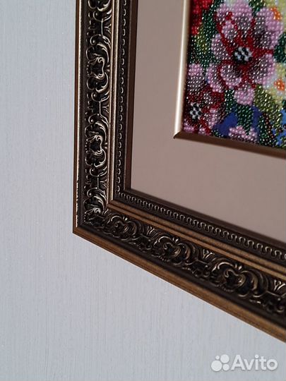 Картина вышитая бисером Лето из серии времена года