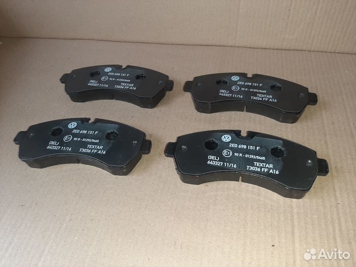 Колодки тормозные передние VW Crafter MB Sprinter