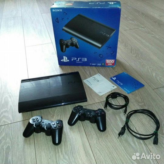 Sony PS3 Super Slim 500gb + игры + гарантия