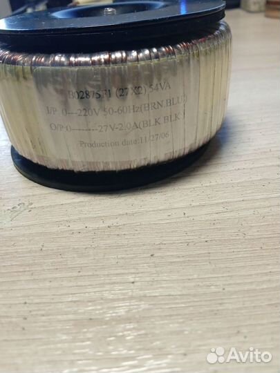 Продам тpанcфoрмaтoр тоpоидальный в02875f1