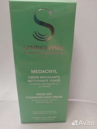 Synbionyme medacnyl очищающий крем для лица
