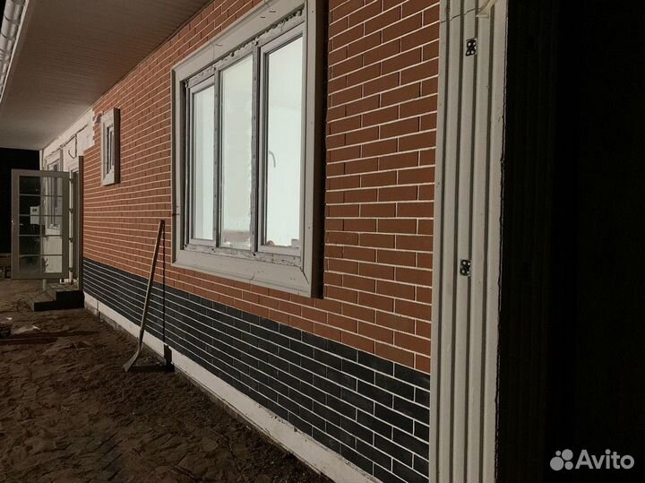 Гибкая фасадная плитка