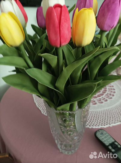 Тюльпаны ручной работы