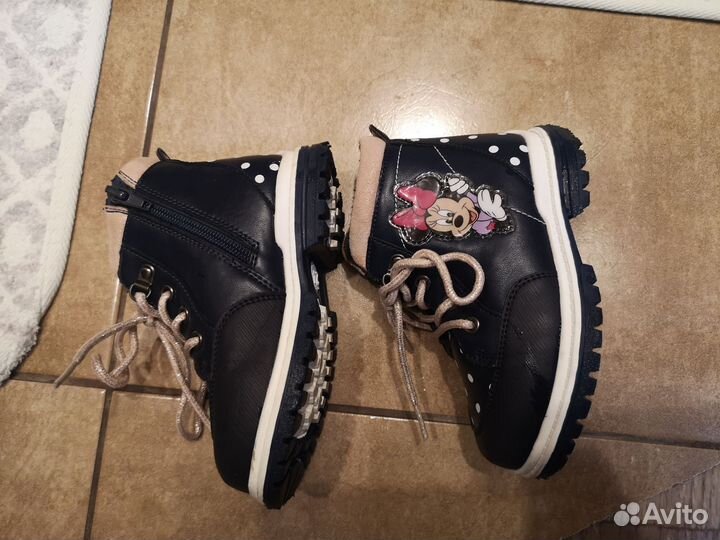 Ботинки детские демисезонные 24 р бу