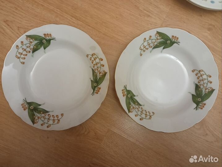 2 суповые тарелки японский фарфор Tono China