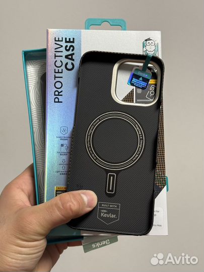 Чехол Benks Kevlar на iPhone 16 Pro Max MagSafe