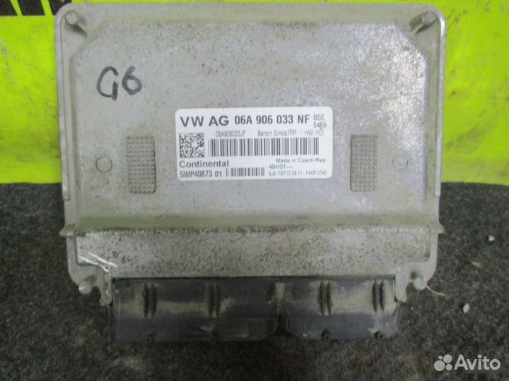 VW Golf 6 Блок управления двс 1,6 BSE