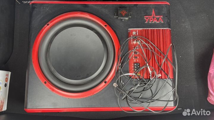 Сабвуфер Ural 900w и Усилитель