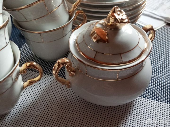 Кофейный сервиз Bernardotte. На 6 персон