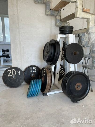 Грифы, гантели, блины