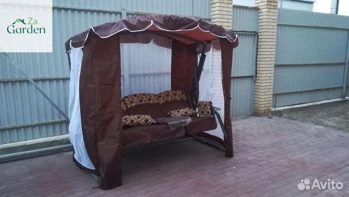 Садовые качели оазис шоколад