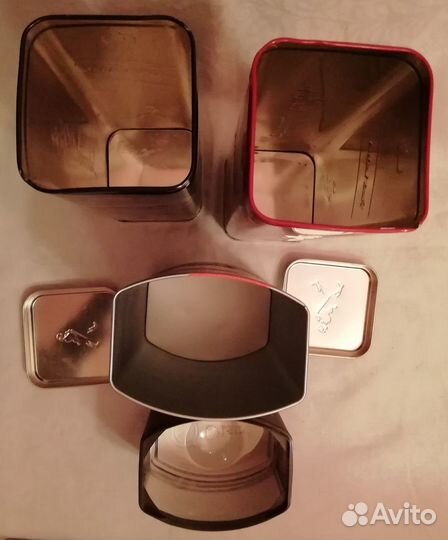 Жестяные коробки от виски и коньяка Otard vsop