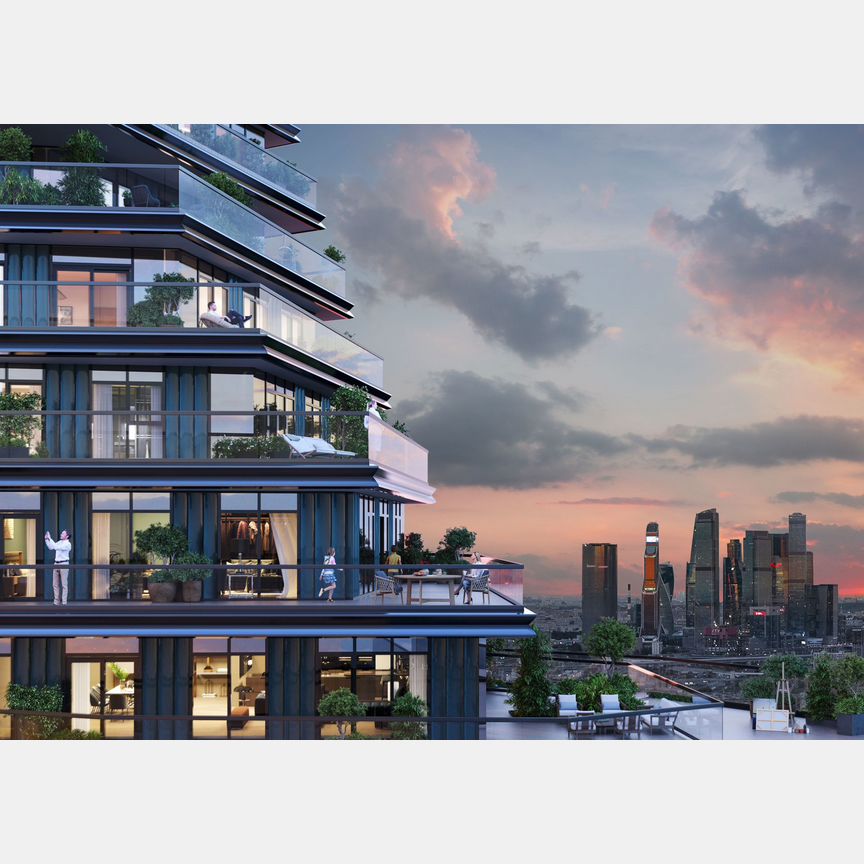 2-к. квартира, 78,9 м², 34/55 эт.