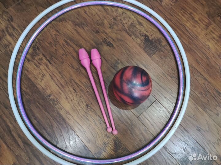 Мяч sasaki, обручи, булавы sasaki, скакалка