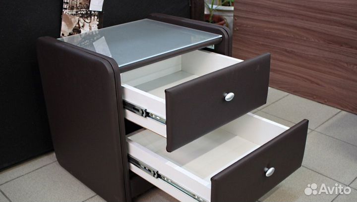 Тумба прикроватная экокожа