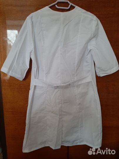 Халат медицинский женский белый размер 48