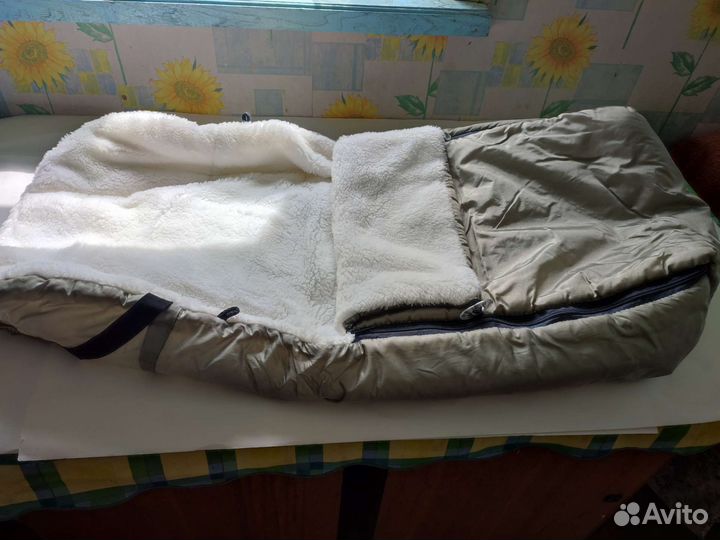 Зимний конверт в коляску