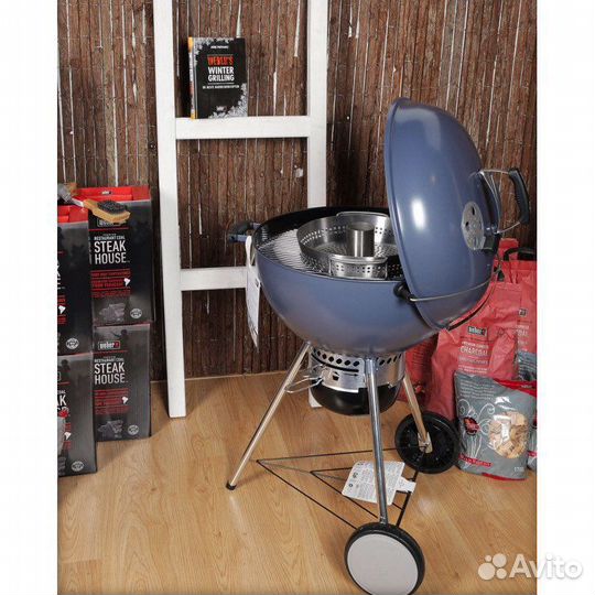 Угольный гриль Weber Master-Touch GBS синий графит